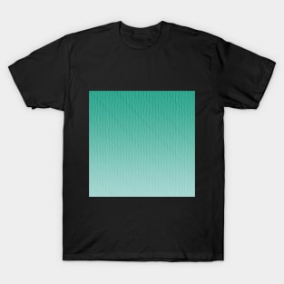 Nature Green Gradient Stripes T-Shirt